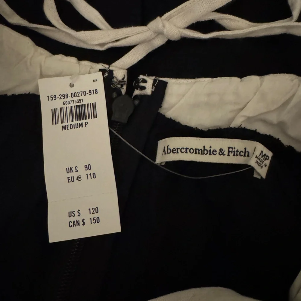 NWT A&F Tie-Back Babydoll Maxi Dress